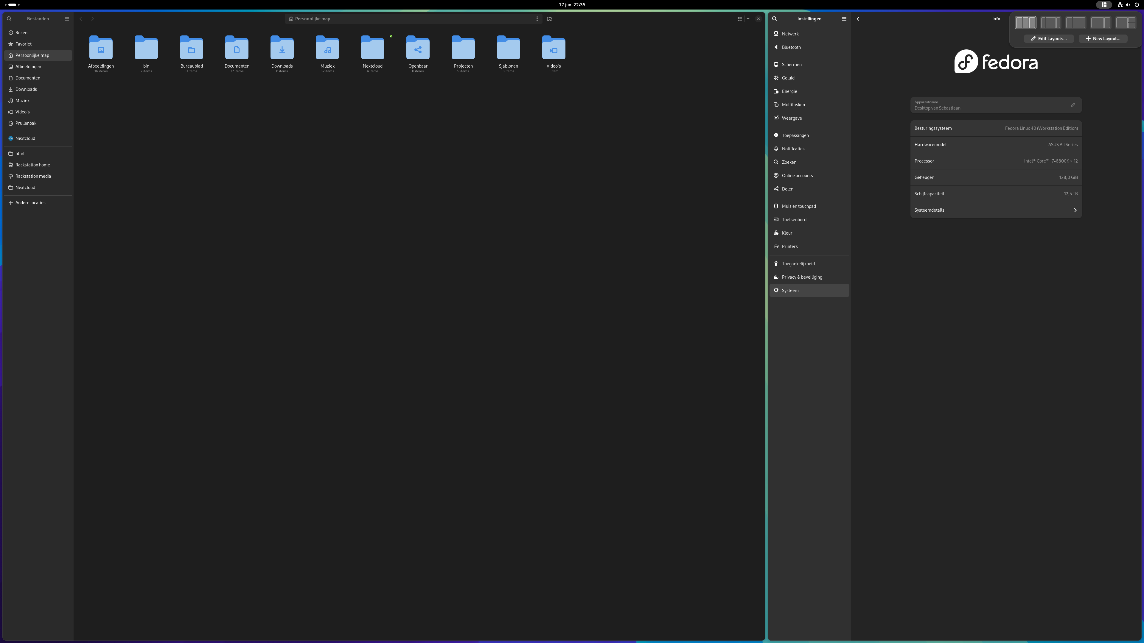 GNOME Tiling Shell