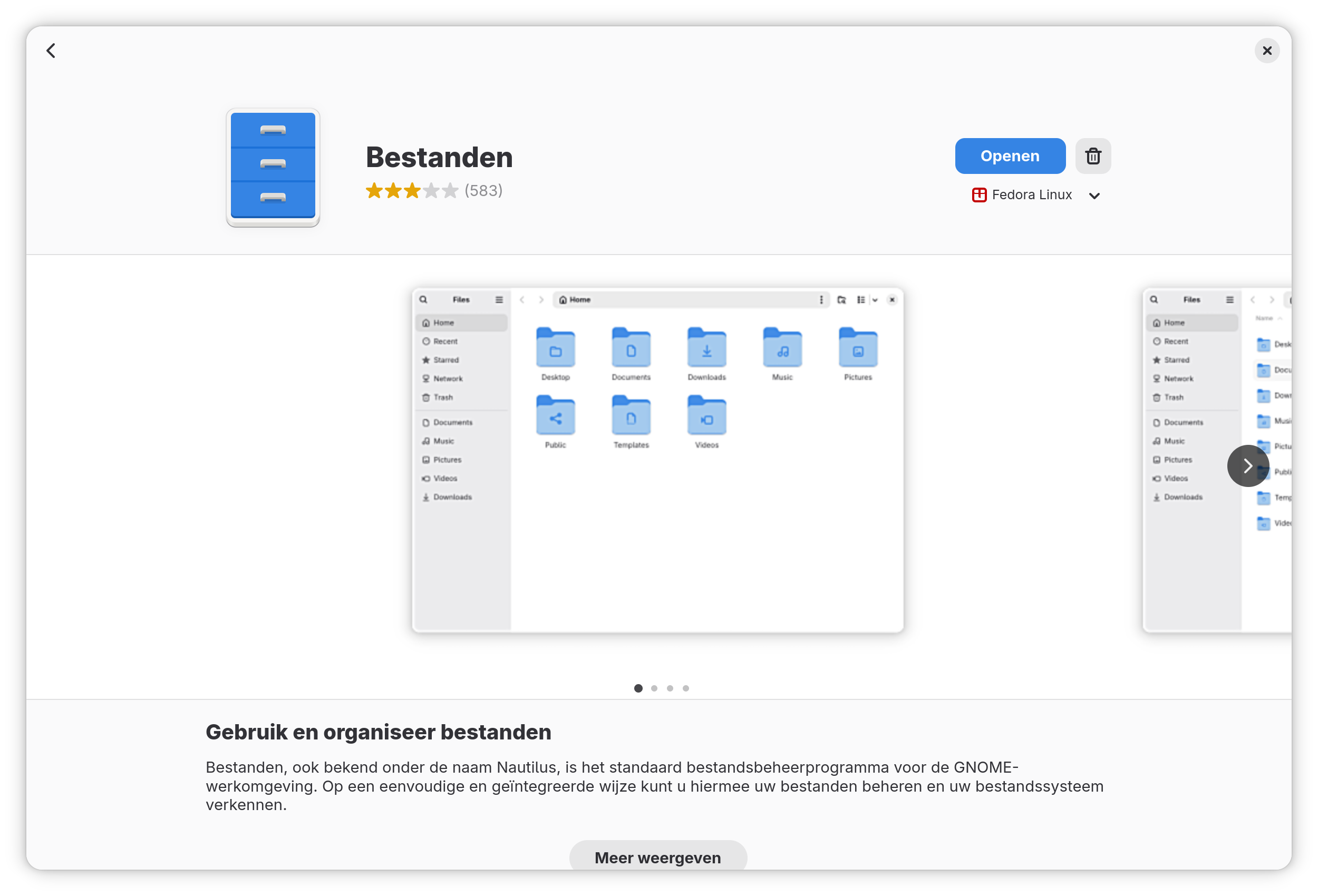 App overzicht / details