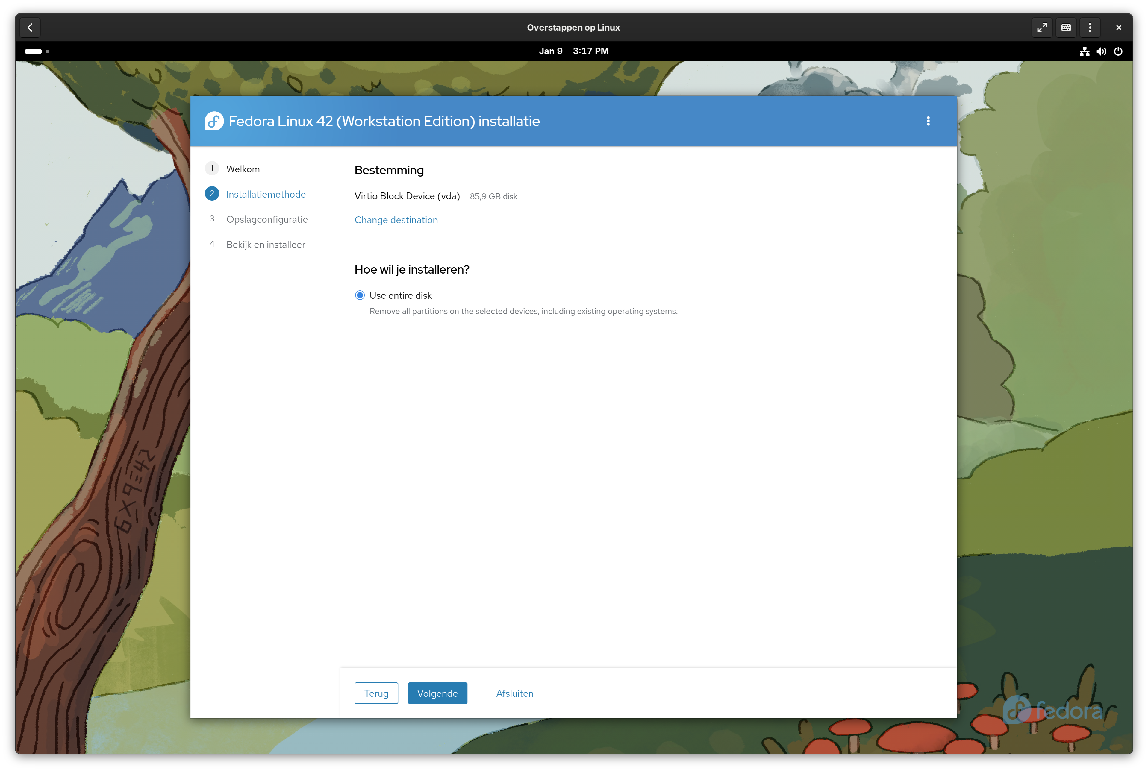 Een bestemming kiezen