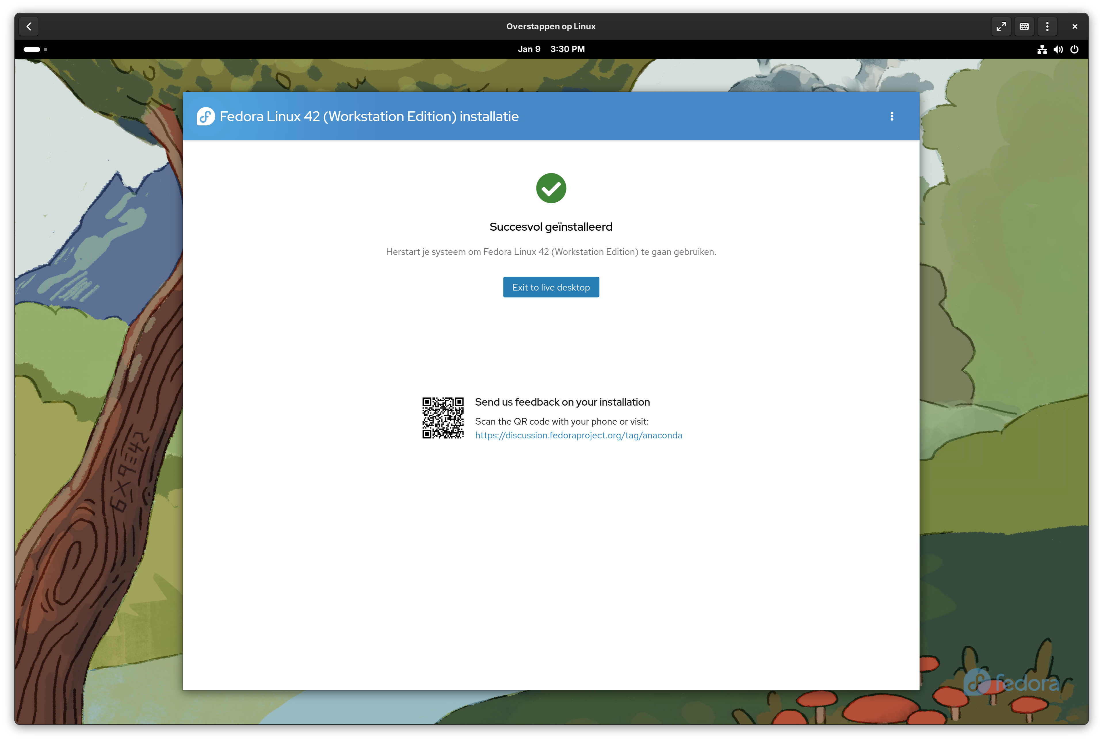 Linux (Fedora) installatie 2